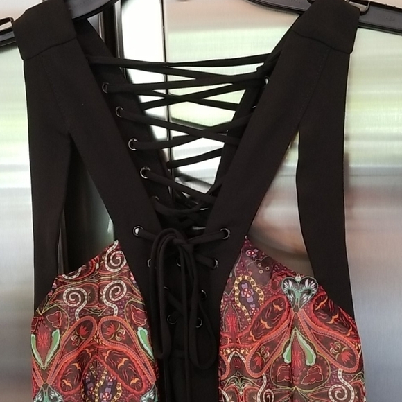 💕ADELYN RAE💕 Sleeveless Pattern Maxi Dress - Picture 4 of 11